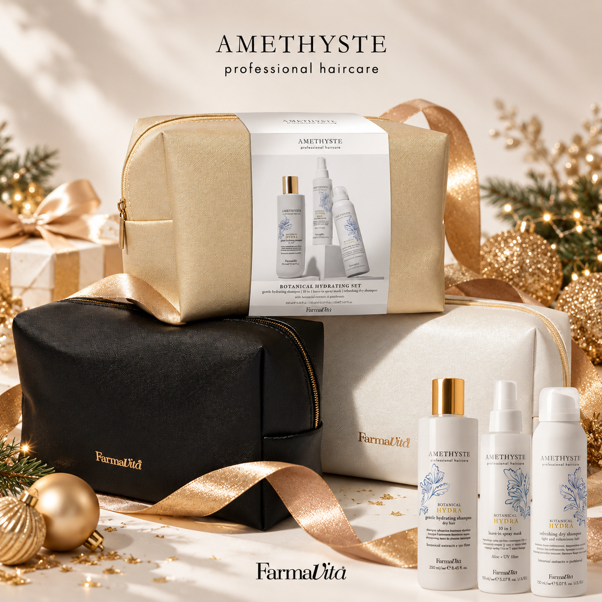 Amethyste Botanical Hydra Pack with BONUS COSMETIC CASE