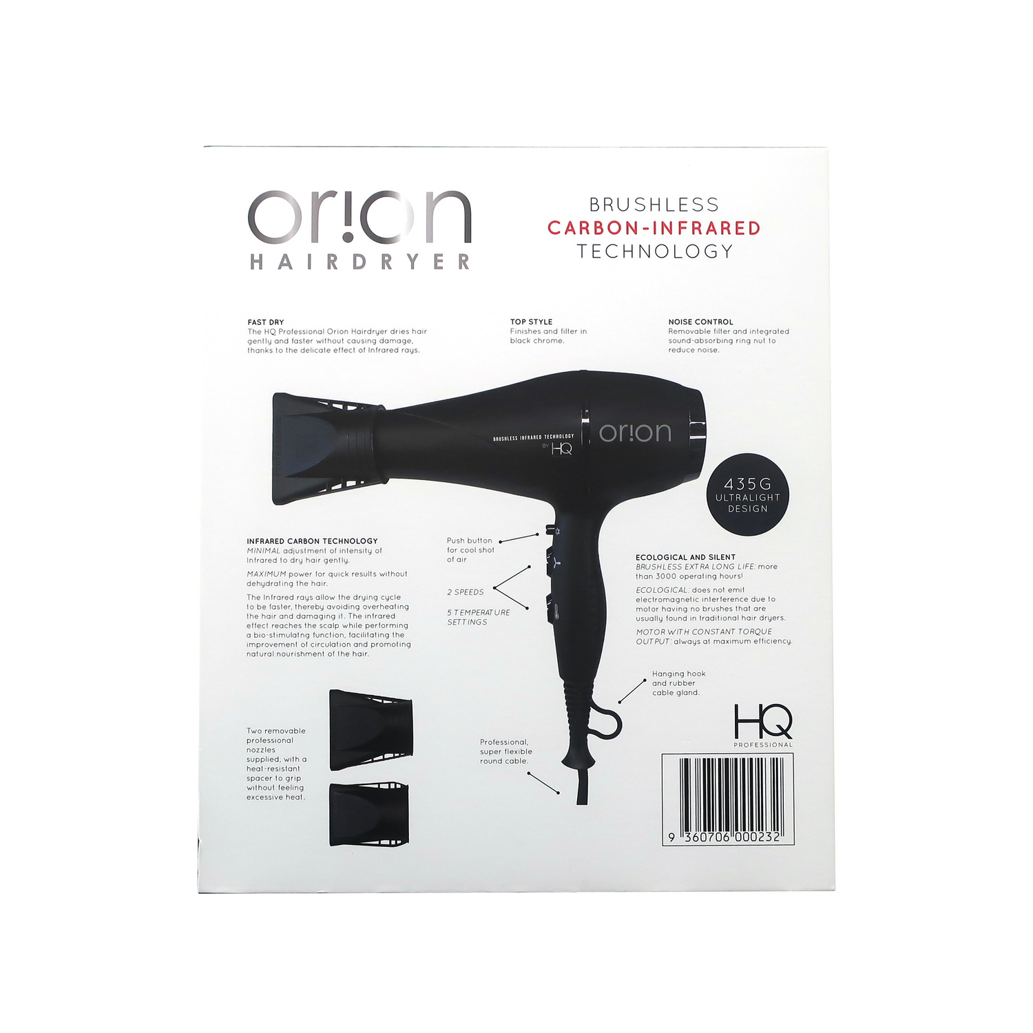 HQ Professional Orion Hairdryer