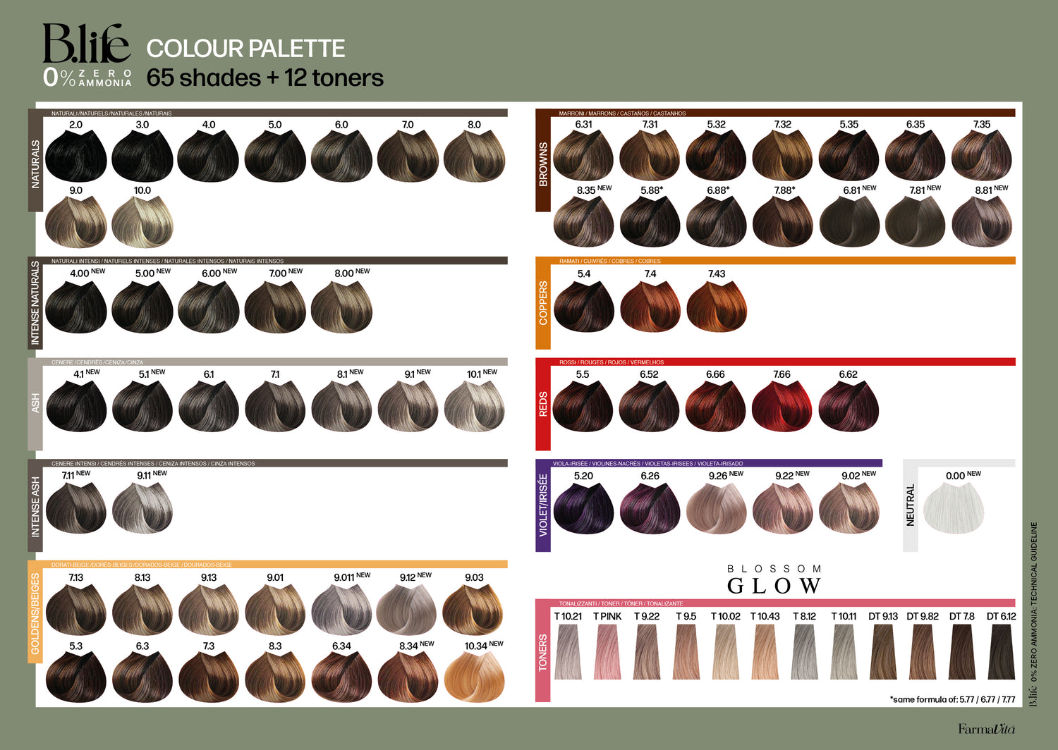B.Life Color Chart