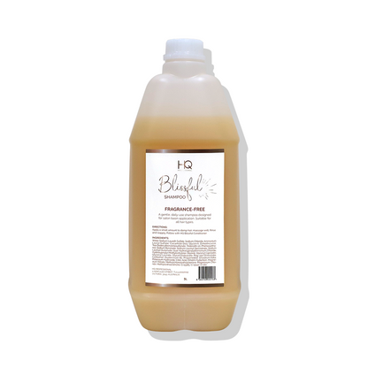 HQ Professional Blissful Fragrance Free Basin Shampoo 5L