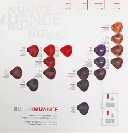 NUANCE COLOUR CHART