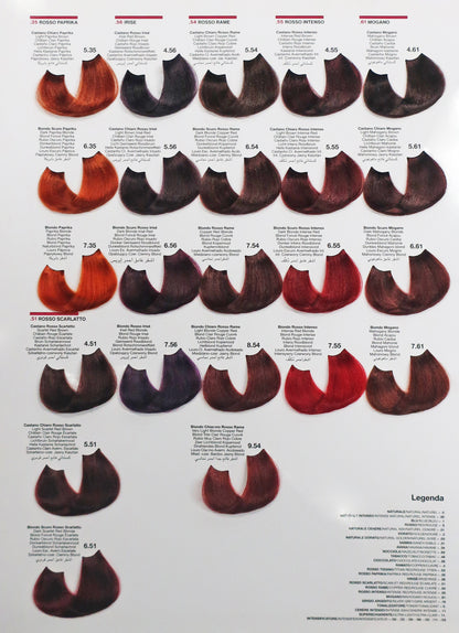 Bheyse Colour Chart