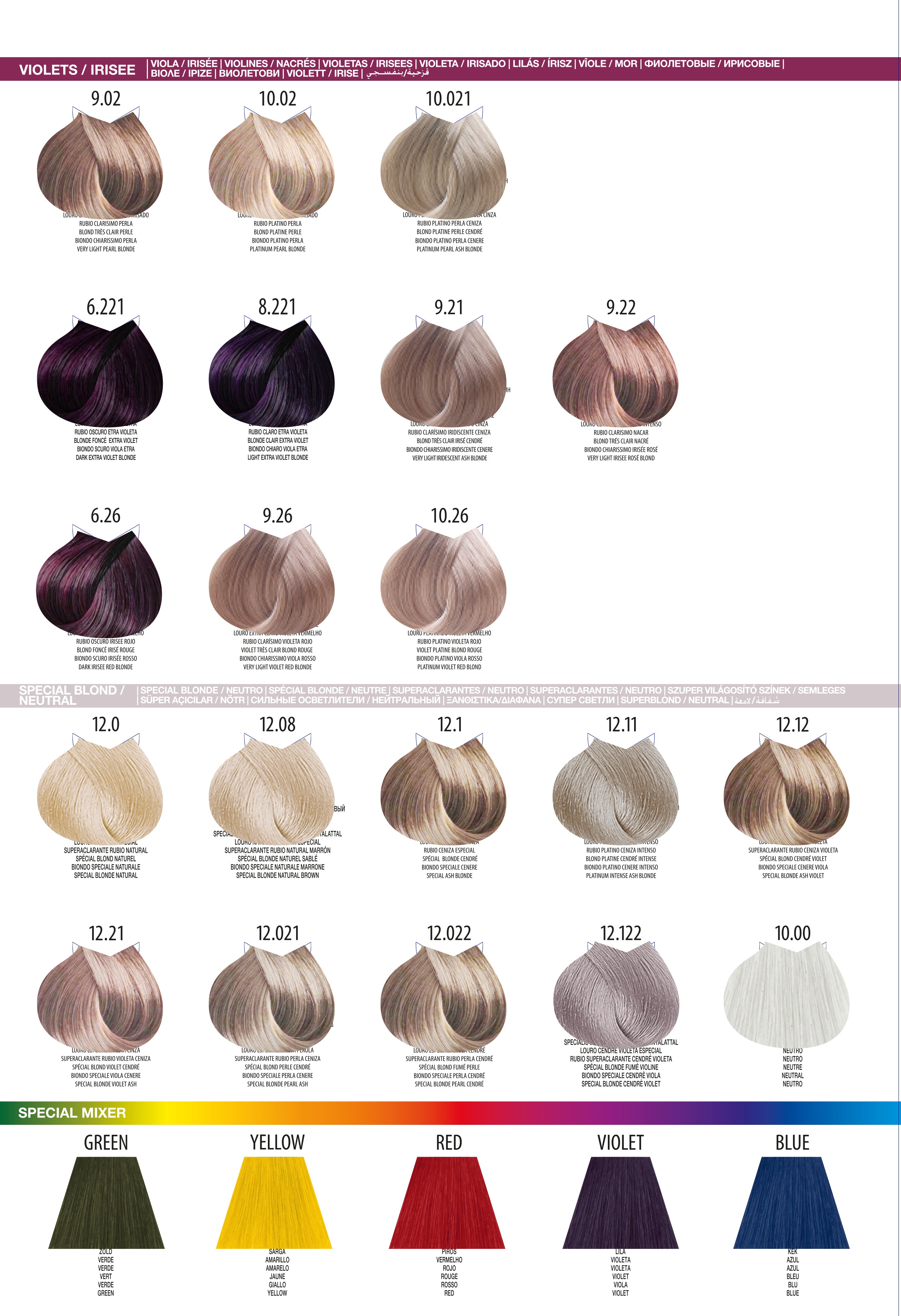 Life Color Chart