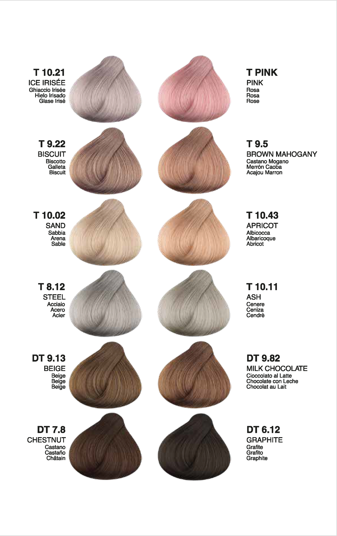Omniplex Blossom Glow Colour Chart